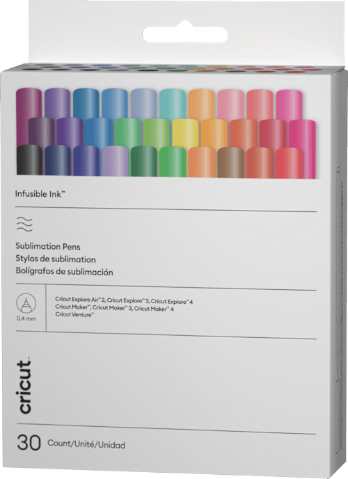 Cricut Infusible Ink Pen Set 0.4, 5.87x1.46x4.84in, Multi - ONLINE ONLY