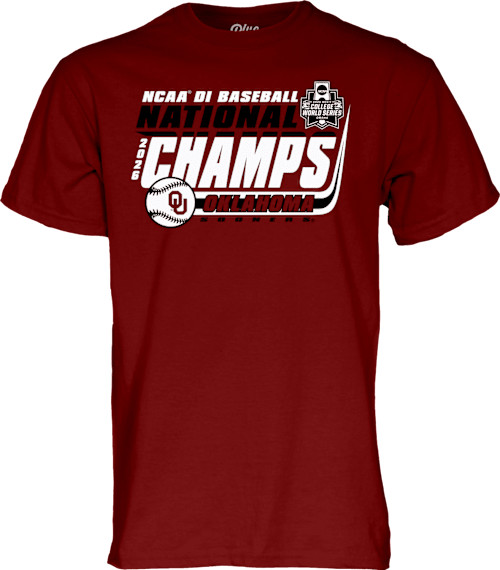 University of Oklahoma Baseball 2026 National Champions Short Sleeve T-Shirt
