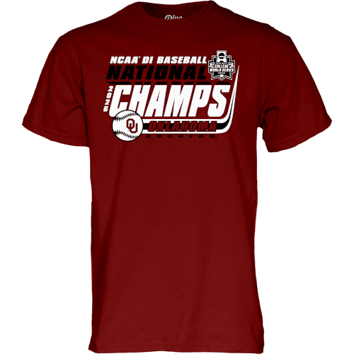 University of Oklahoma Baseball 2026 National Champions Short Sleeve T-Shirt