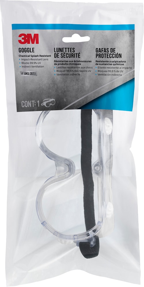 GOGGLE TEKK CHEMICAL SPLASH/IM