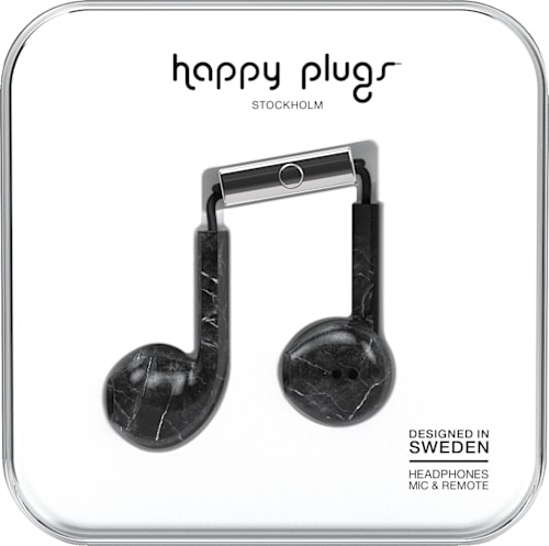 EARBUDS PLUS BLACK MARBLE
