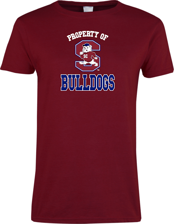South Carolina State Ladies T Shirt Property of Bulldogs - ONLINE ONLY