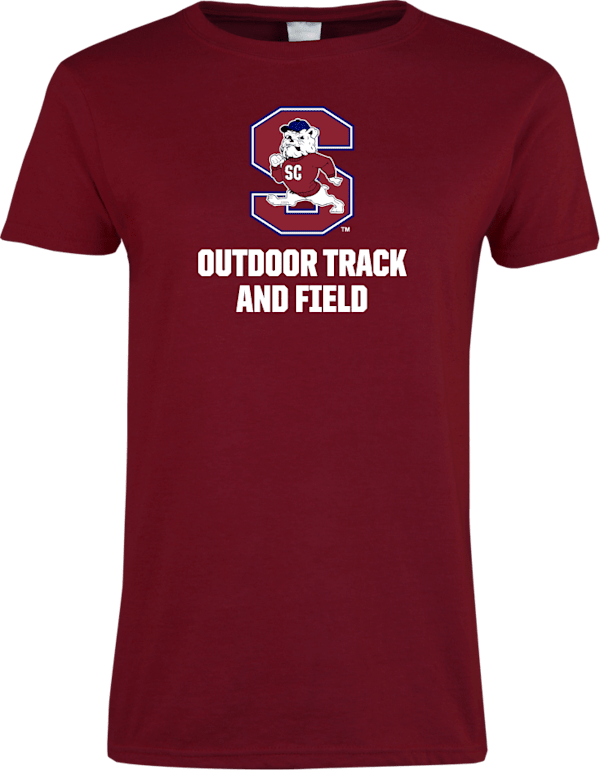 South Carolina State Ladies T Shirt Outdoor Track and Field - ONLINE ONLY