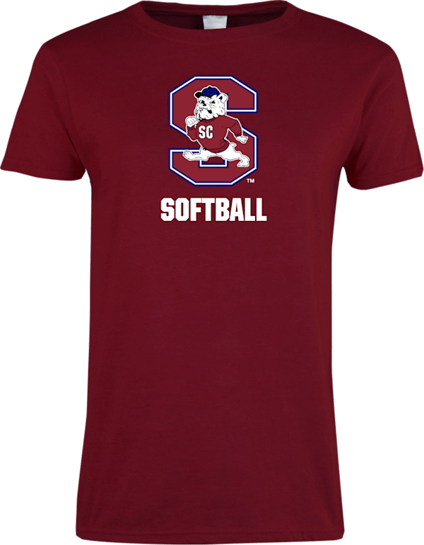 South Carolina State Ladies T Shirt Softball - ONLINE ONLY