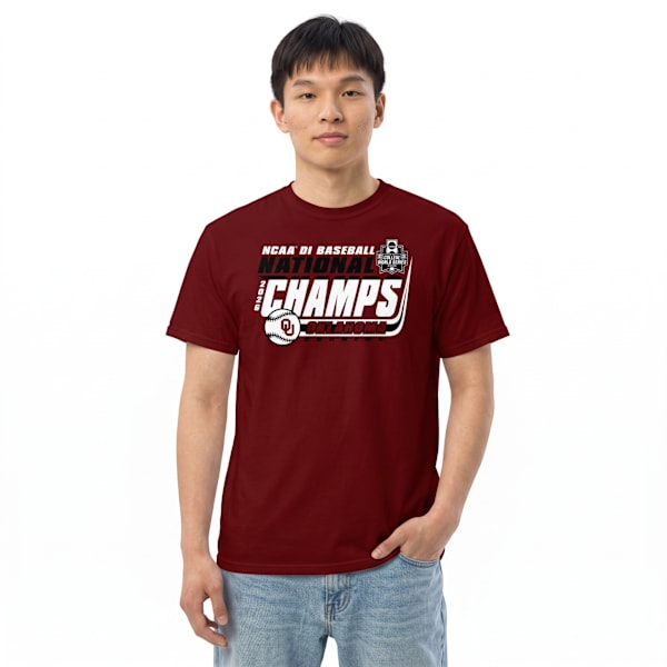 University of Oklahoma Baseball 2026 National Champions Short Sleeve T-Shirt