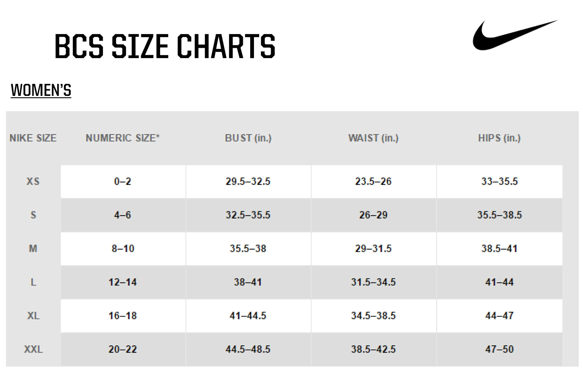 Size Guide