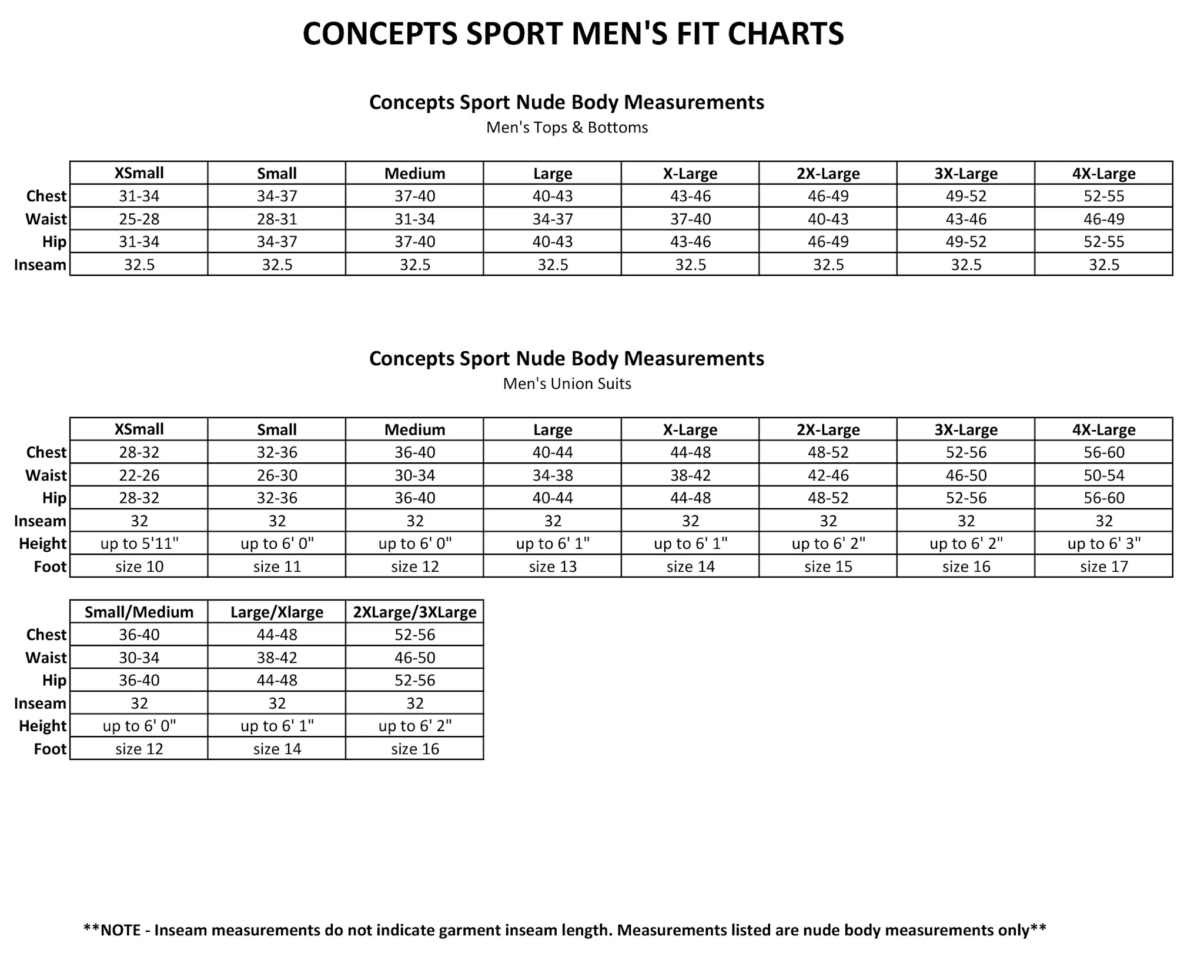 Size Guide